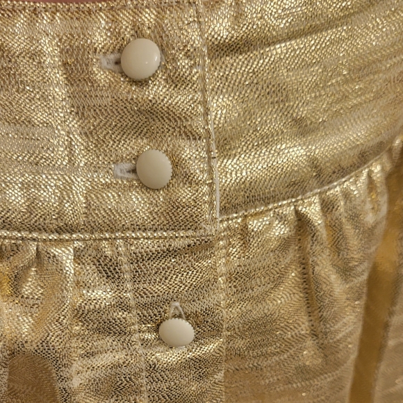 Sezane Gold Midi Dress - Picture 13 of 16